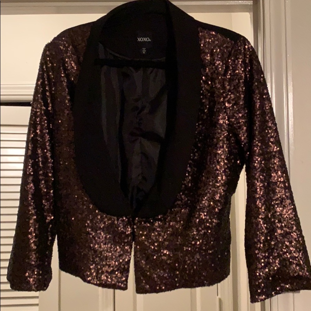 Large XOXO Sequin Blazer